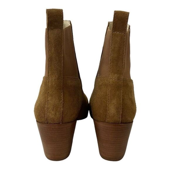 Matisse Womens Size 10 Tan Suede Pull On Western Ankle Boot